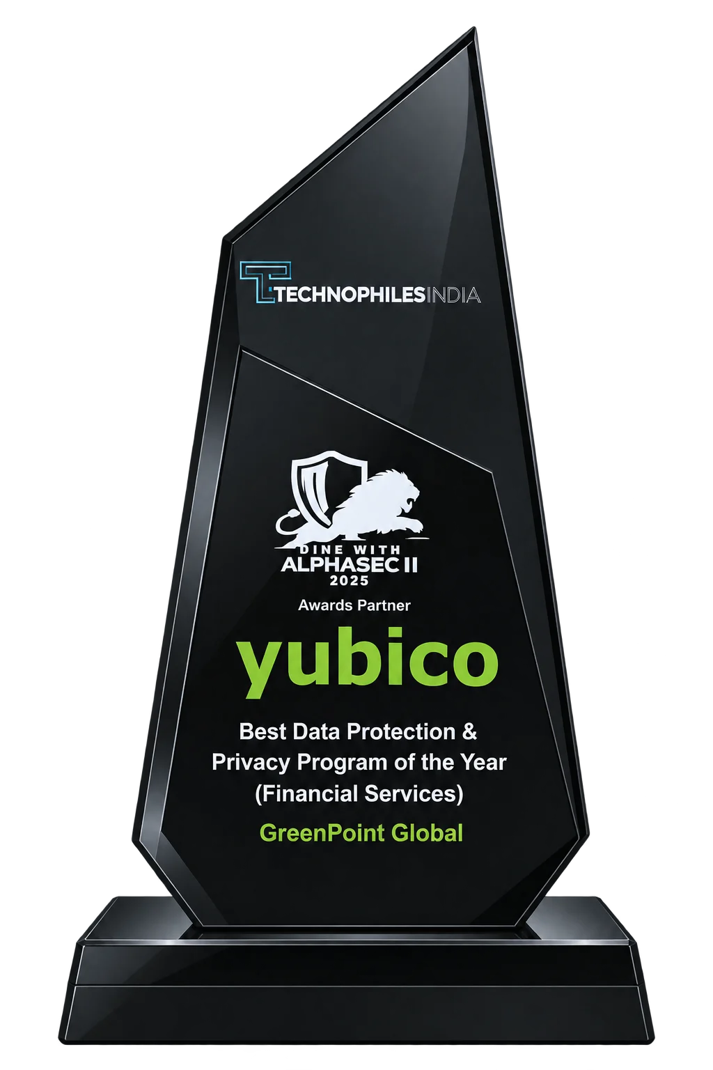 GreenPoint Global award for Best Data Protection and Privacy Program of the Year in Financial Services
