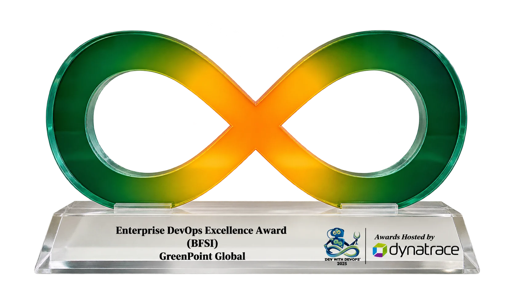 GreenPoint Global Enterprise DevOps Excellence Award in BFSI, hosted by Dynatrace in 2025